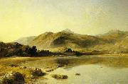 Thomas Danby A view of the wikipedia:Moel Siabod oil painting artist